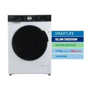 Lavasecarropas Smartlife Inverter 11.5KG Blanco