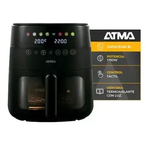Freidora de Aire Digital Atma 8L 1750W Negra 94FR248ABP