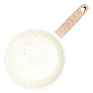 Sartén 24 Cm Carol Antiadherente Crema Granito Inducción