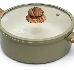 Cacerola Jovifel Lisboa Antiadherente, teflón 26 Cm Apto Inducción Verde