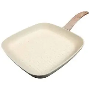 Bifera Antiadherente Acanalada Carol Argentina Crema 26cm