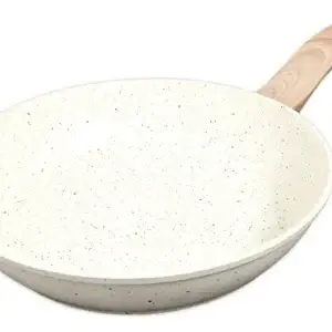 Sartén 26 Cm Carol Antiadherente Crema Granito Inducción
